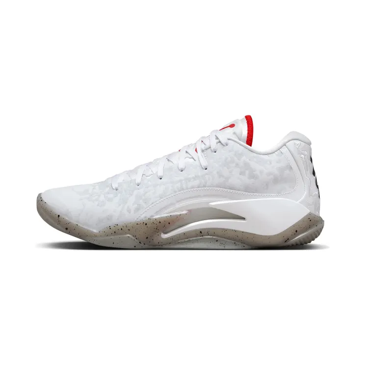 Air Jordan Zion 3 “White / Cement Grey / Pure Platinum / University Red” (DR0675-106)