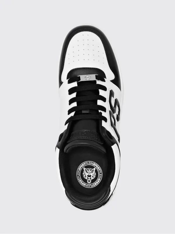 Plein Sport Leather Sneakers Black (SAESUSC0737STE003N02) (2)