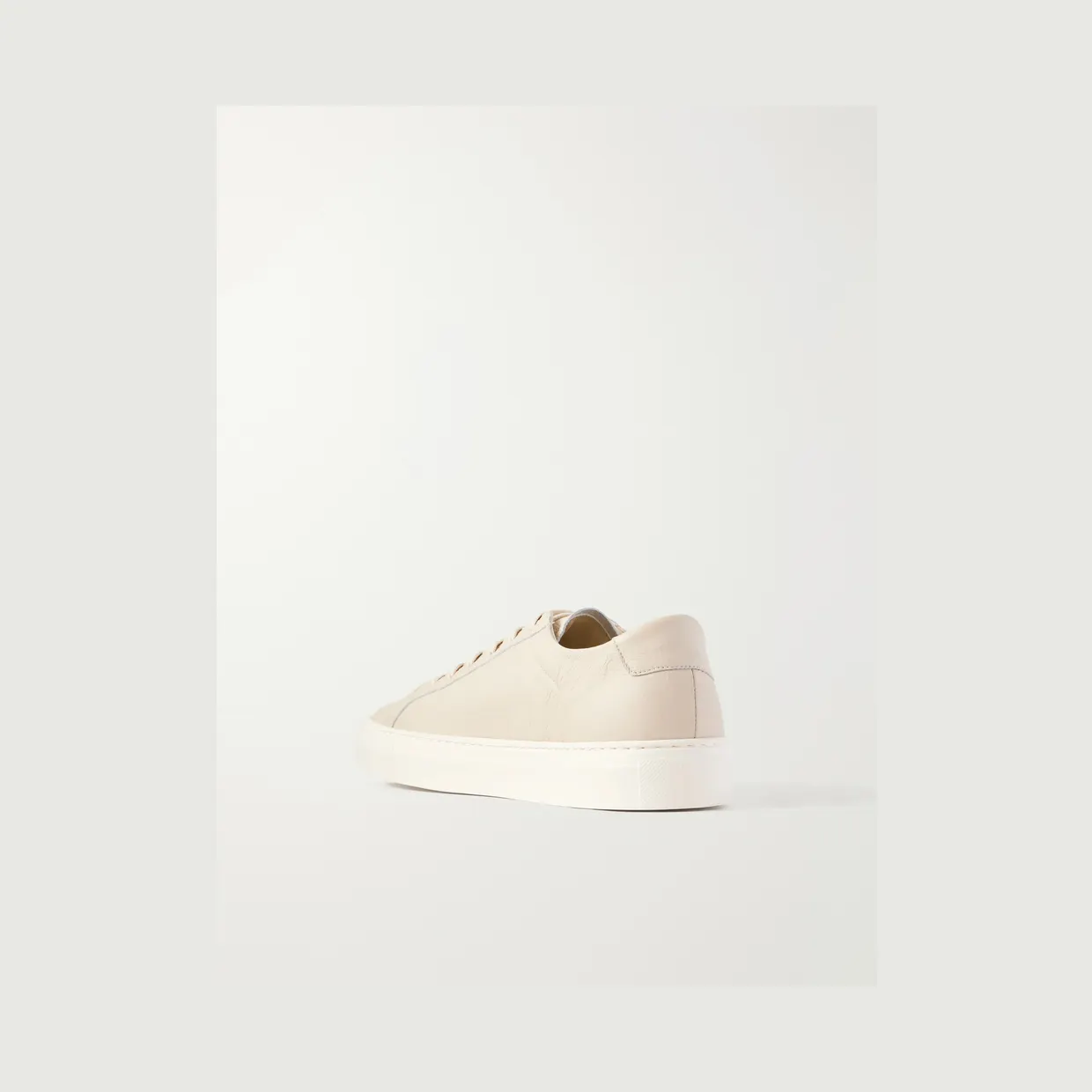 Common Projects Achilles Full-Grain Leather Sneakers Beige (2612) (4)