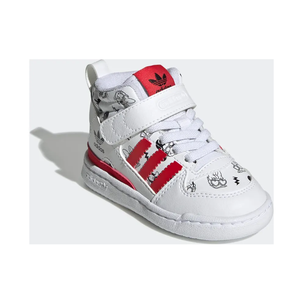 adidas Disney Forum Mid 360 Cloud White / Vivid Red / Cloud White (GX0839)