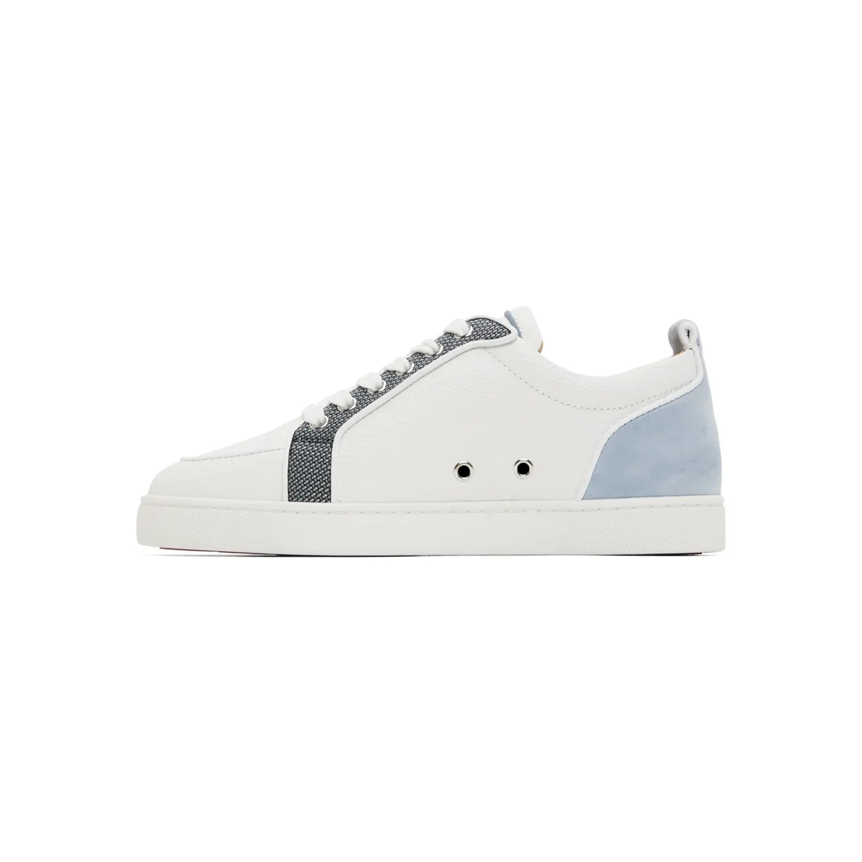 Christian Louboutin Gray & Blue Rantulow Sneakers (3220178) (3)
