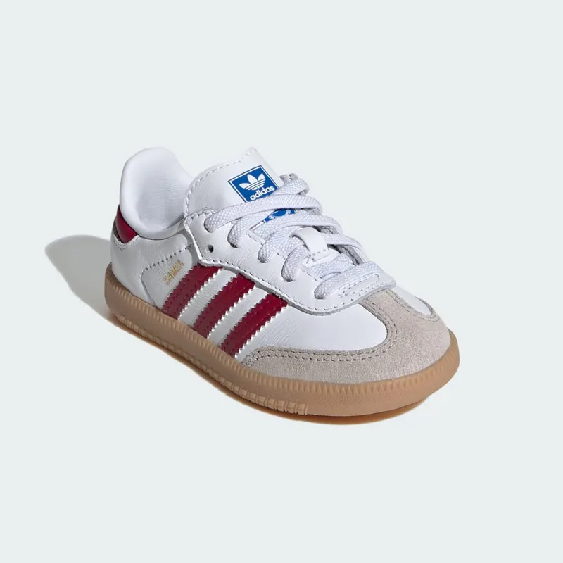 adidas Samba OG Kids Cloud White / Collegiate Burgundy / Gum (IE1336)