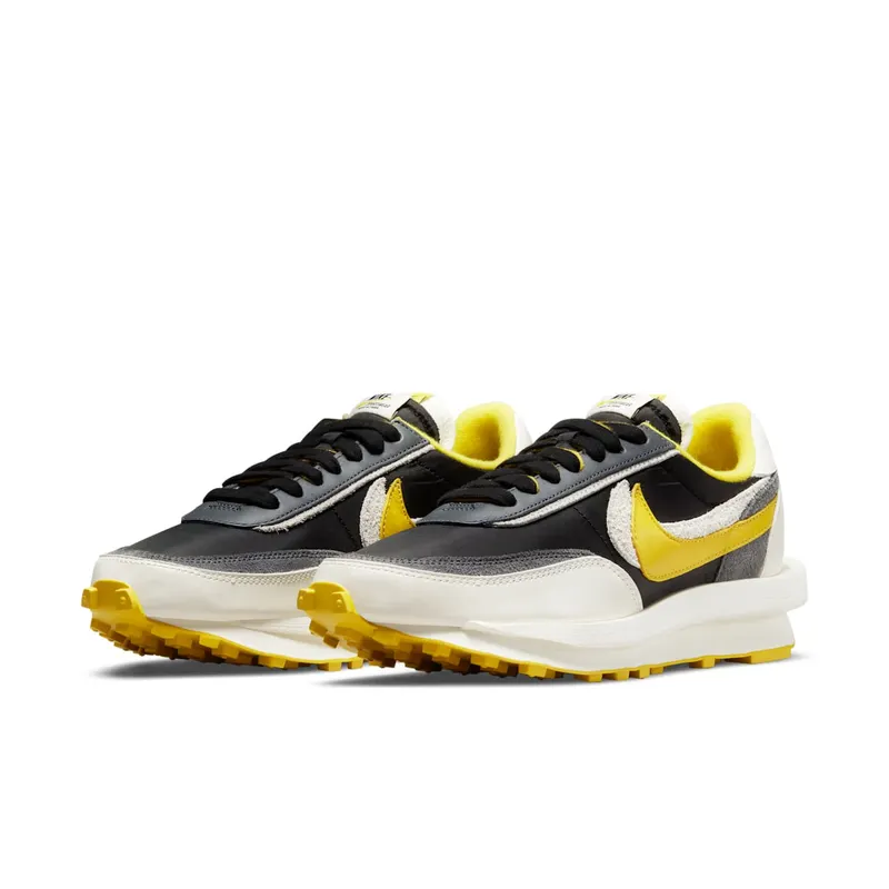 Nike x sacai UNDERCOVER LDWaffle Black Bright Citron (DJ4877-001)