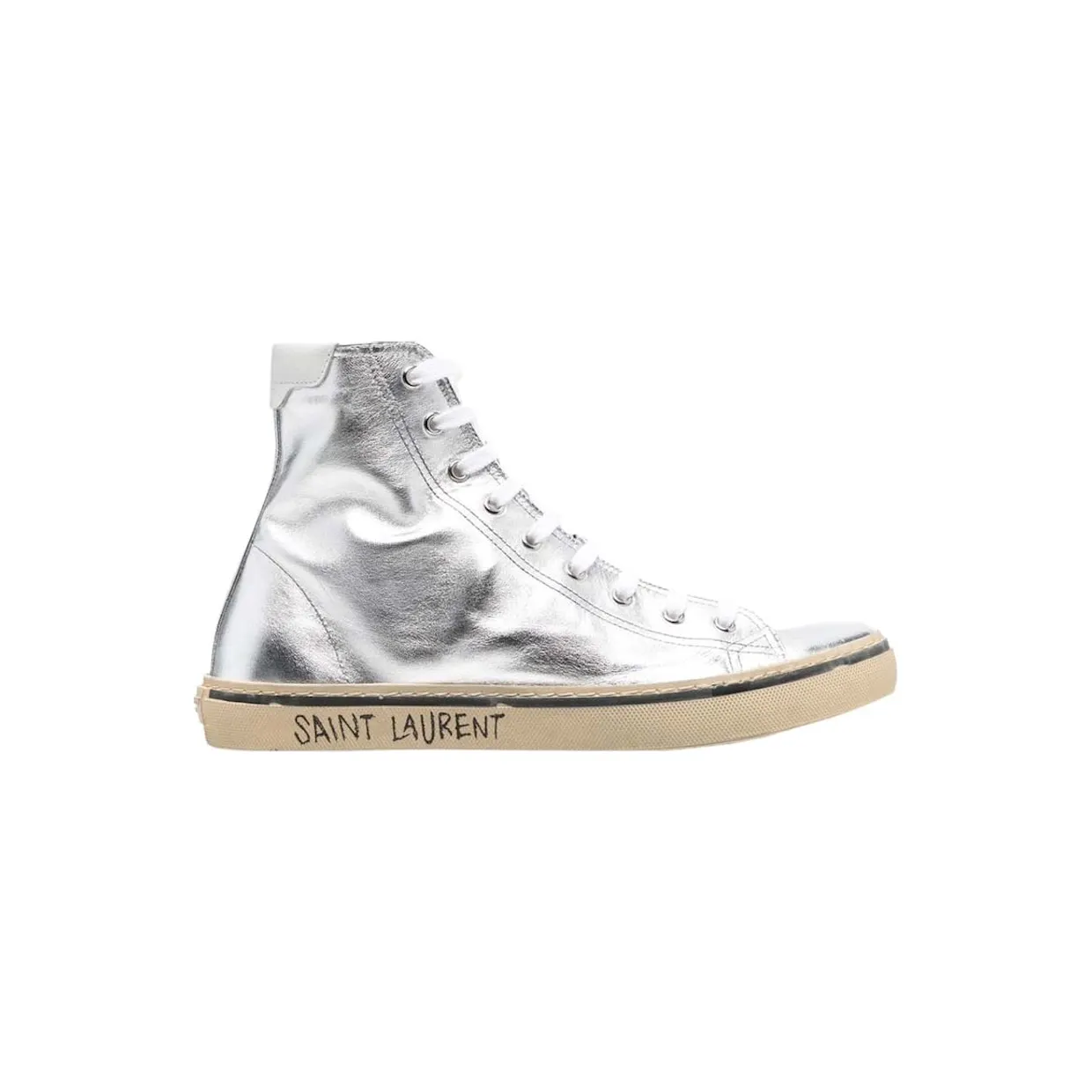 Saint Laurent MALIBU Sneakers Silver (711267AAAS71462)