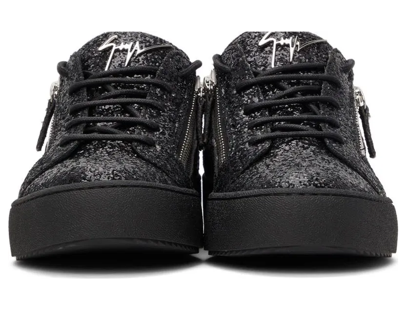 Giuseppe Zanotti Black Glitter Birel GLTTNR+NR+N (RM90000 81976) (2)