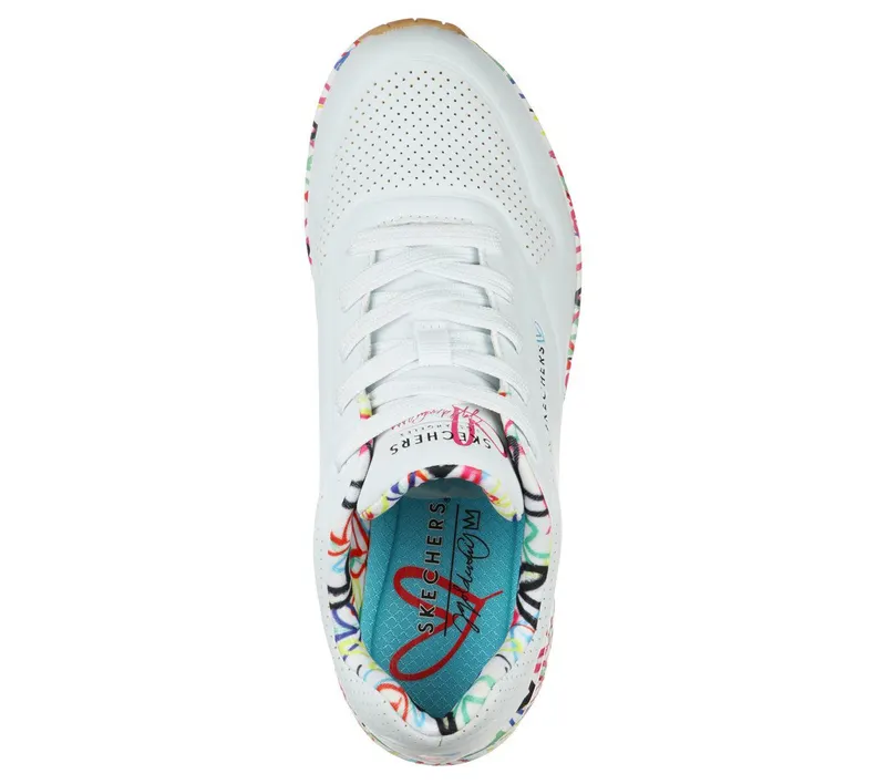 Skechers x JGoldcrown: Uno – Loving Love Sneaker White