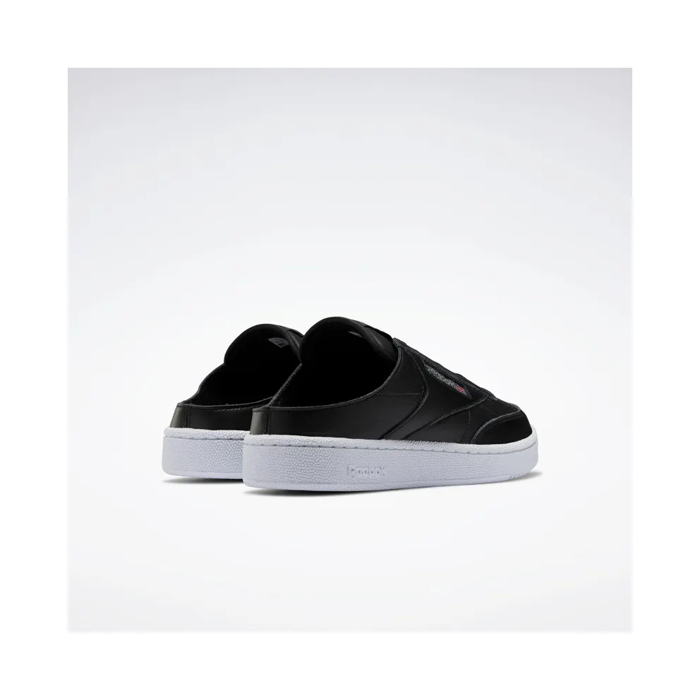 Reebok Club C Laceless Mule Shoes Core Black / Core Black / Pure Grey 7