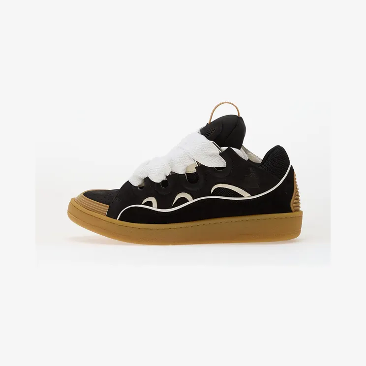 Lanvin Leather Curb Honey Black