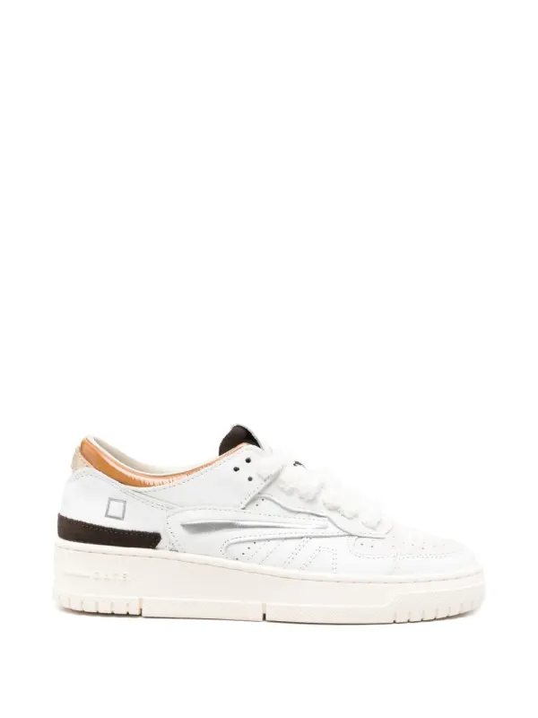 D.A.T.E. perforated panelled sneakers – White (W451TOCOWI)