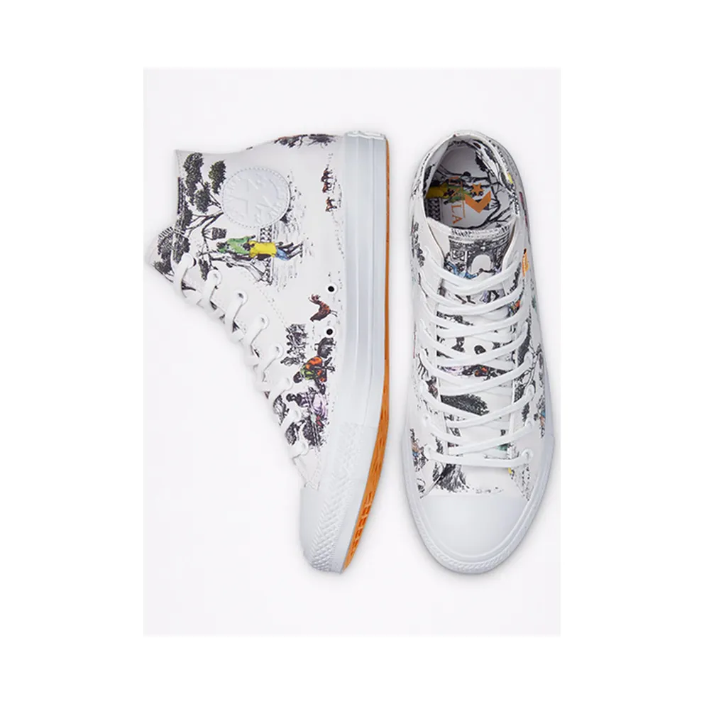 Converse Chuck Taylor All-Star Hi Union White White/Multi-White (169115C)