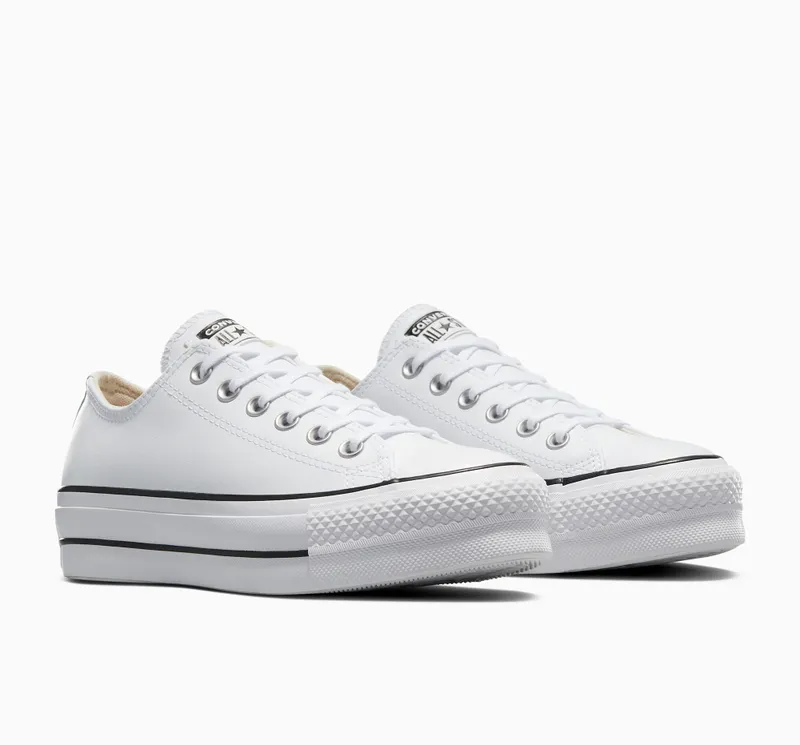 Converse Chuck Taylor All Star Platform Clean Leather Low-Top (561680C)