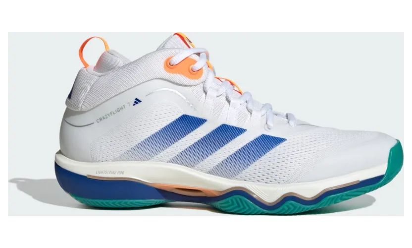 Adidas CRAZYFLIGHT 7 white / Cloud White / Royal Blue (KJ9541)