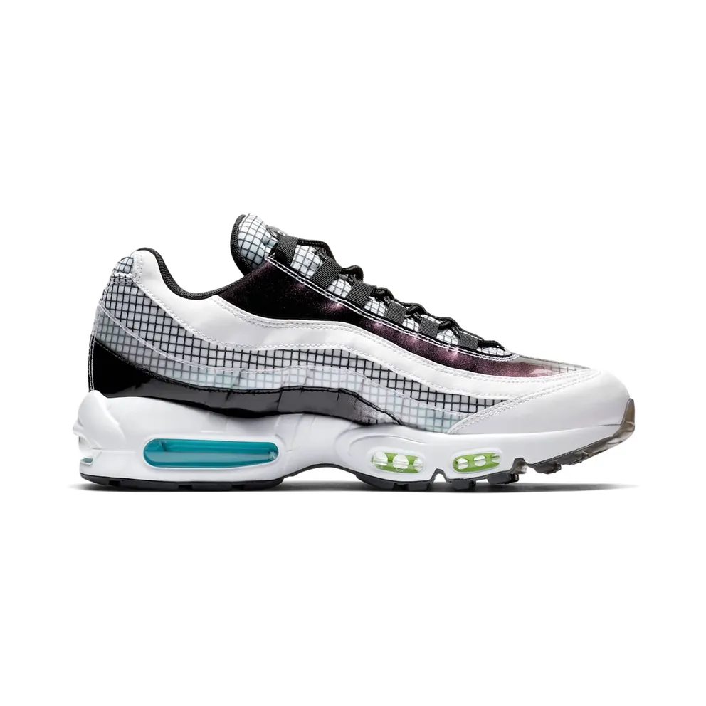 Nike Air Max 95 LV8 White White/Black-Blue Gaze-Lime Blast (AO2450-100)