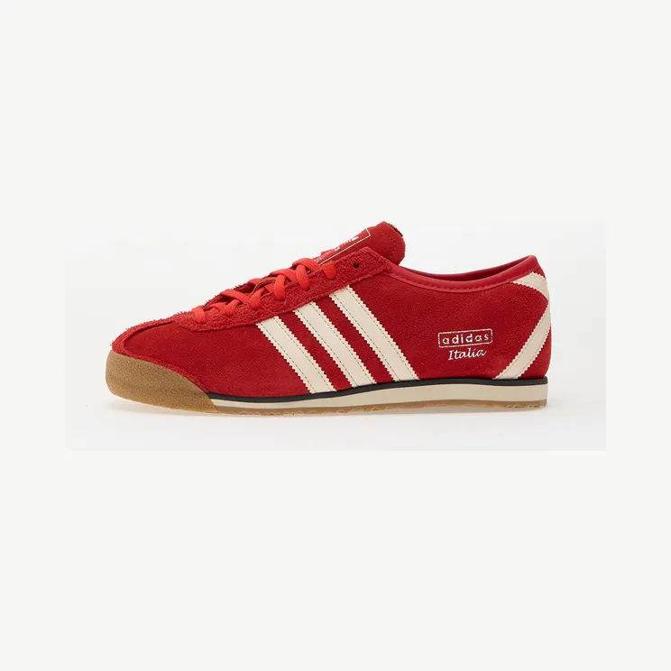 Adidas Italia 70s W “Red / Crew White / Silver Metallic” (JQ6927)