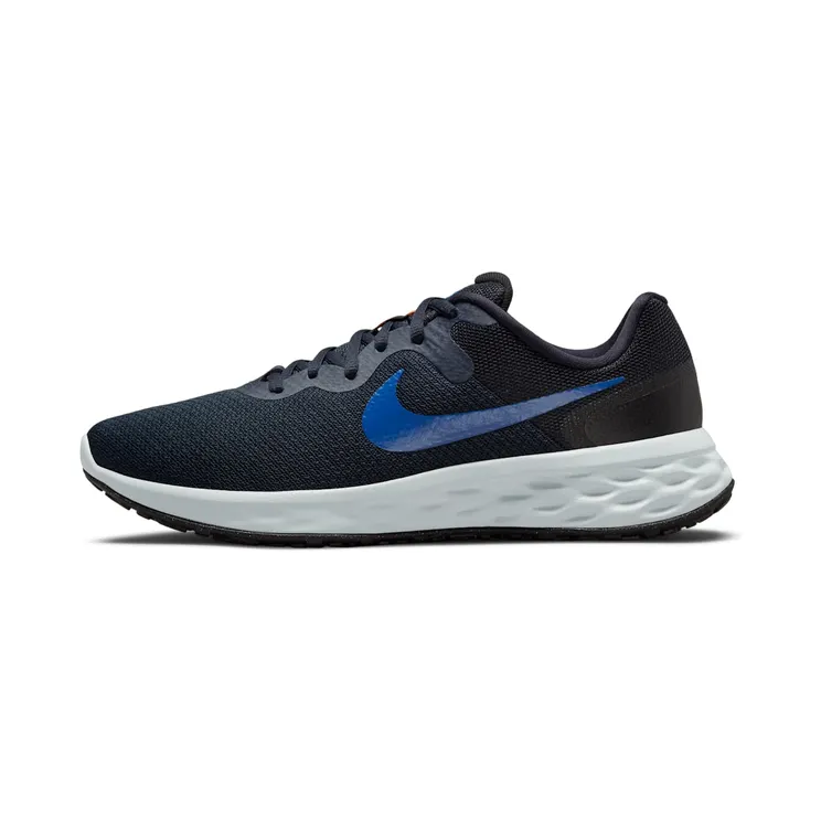 Nike Revolution 6 Next Nature “Dark Obsidian / Black / Grey Fog / Hyper Royal” (DC3728-400)