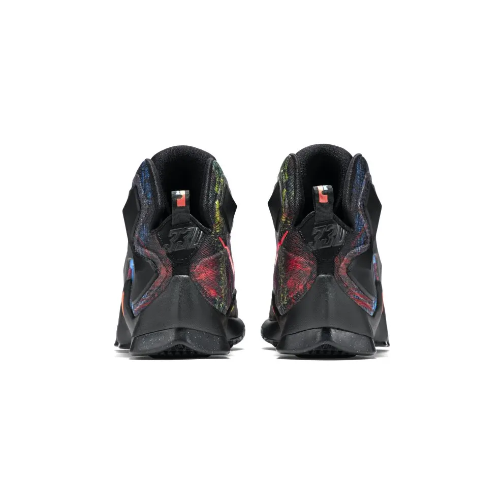 Nike LeBron 13 Akronite Black/Black-Hyper Orange-Blue Lagoon (807219-008)