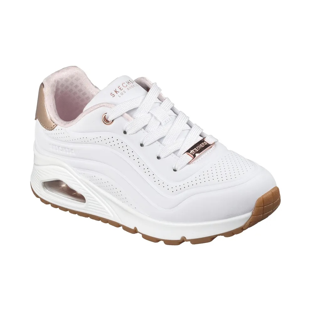 Skechers UNO Gen1 – Shimmer Wave Sneaker White
