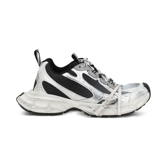 Balenciaga 3XL Worn-Out Gradient Black Silver