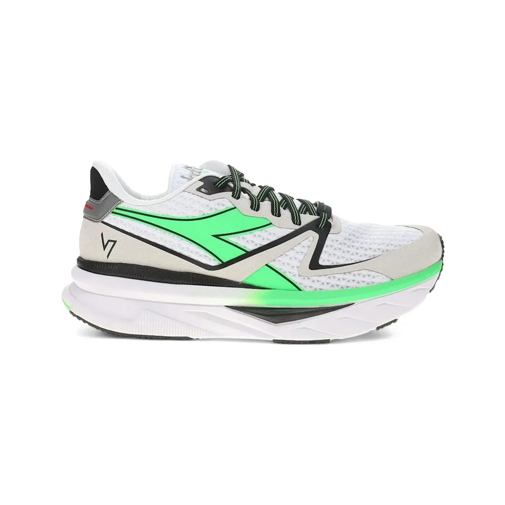 Diadora Atomo V7000 White Green Fluo Black (101.179073 C6030)