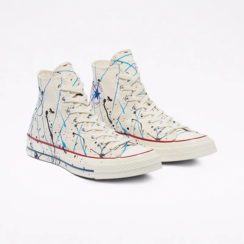 Converse Archive Paint Splatter Chuck 70 High Top Egret/digital Blue/egret (170802C)