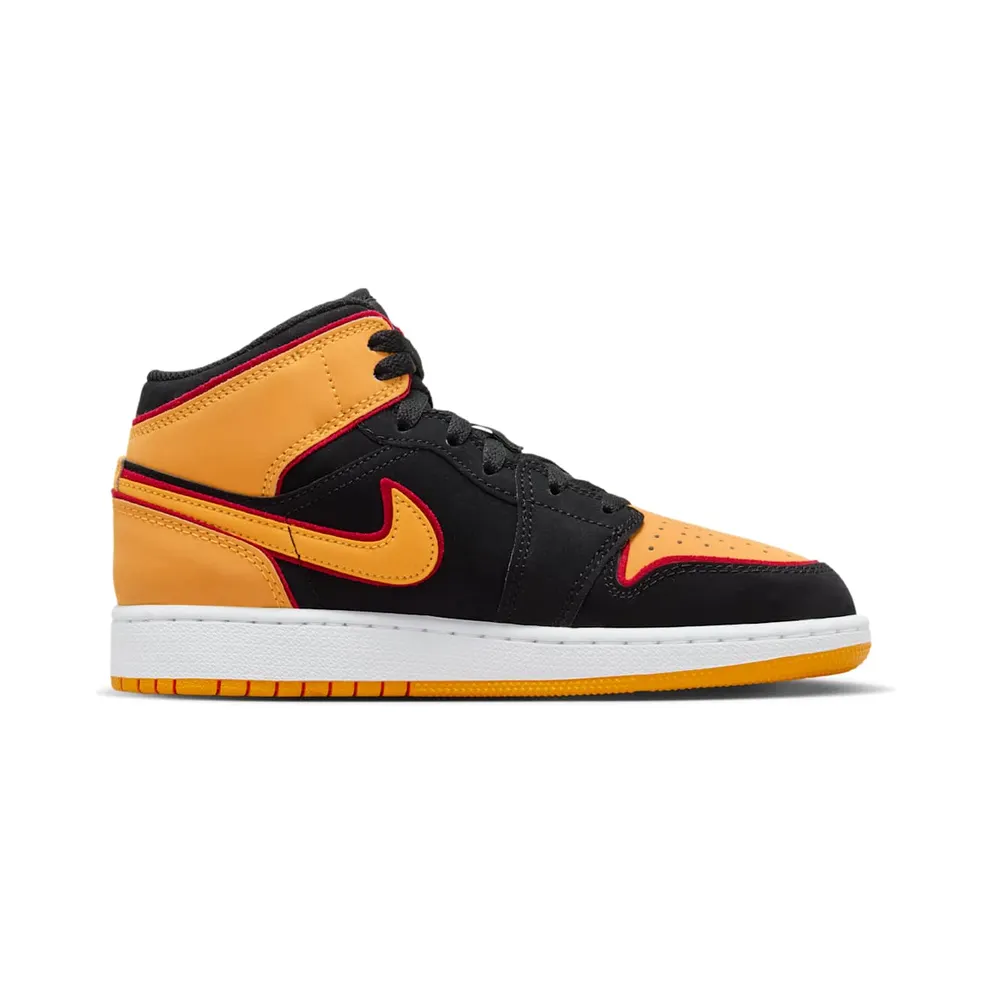 Jordan 1 Mid SE Black Vivid Orange (FJ4924-008)