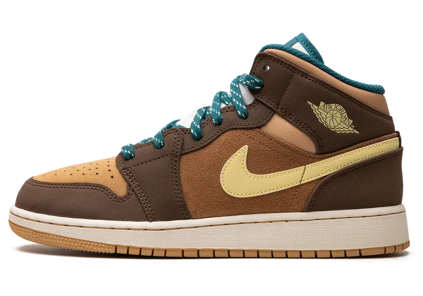 Nike Air Jordan 1 Mid SE Cacao Wow (GS) (DZ6335-200)