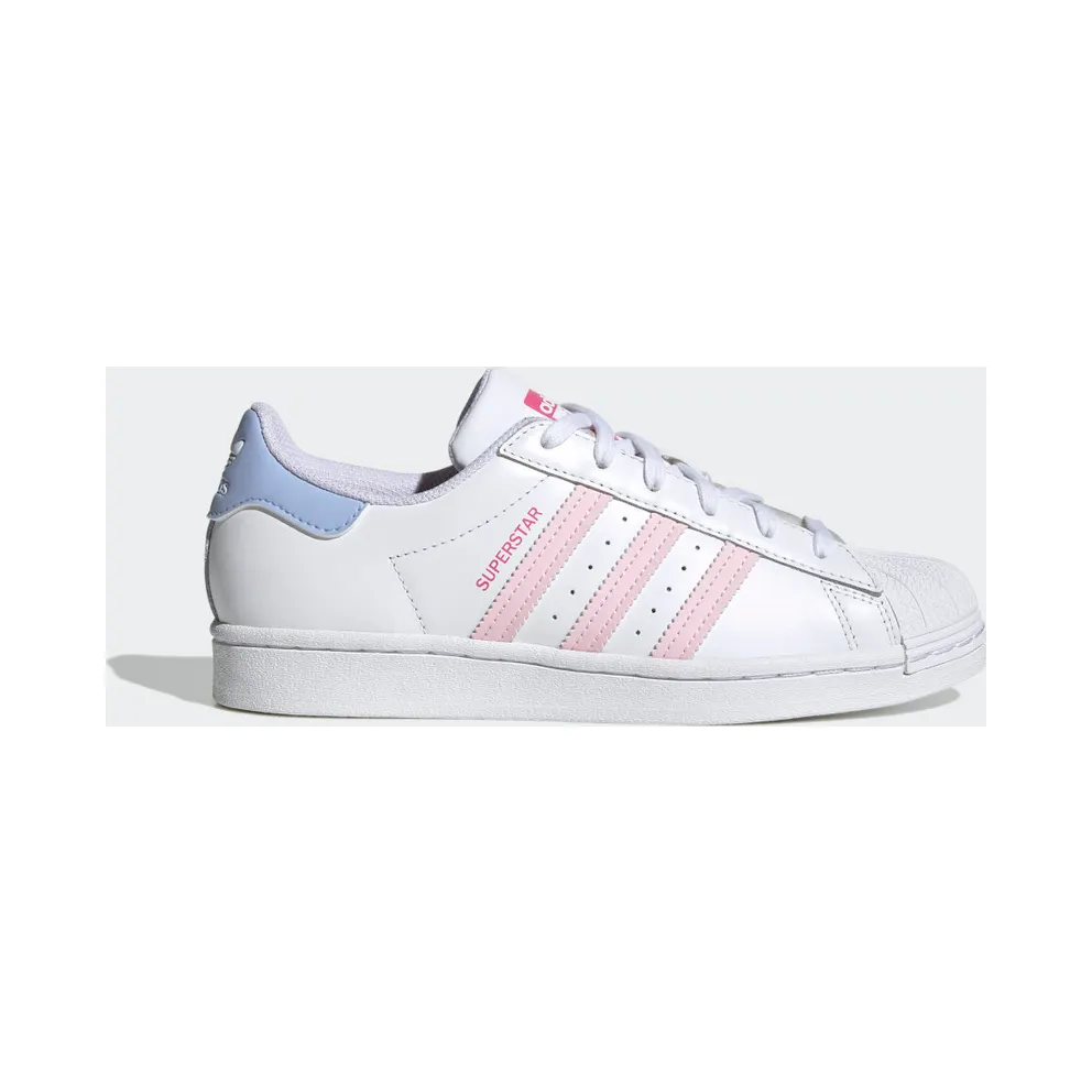 adidas Superstar Schuh Cloud White / Clear Pink / Pulse Magenta (HQ1906)