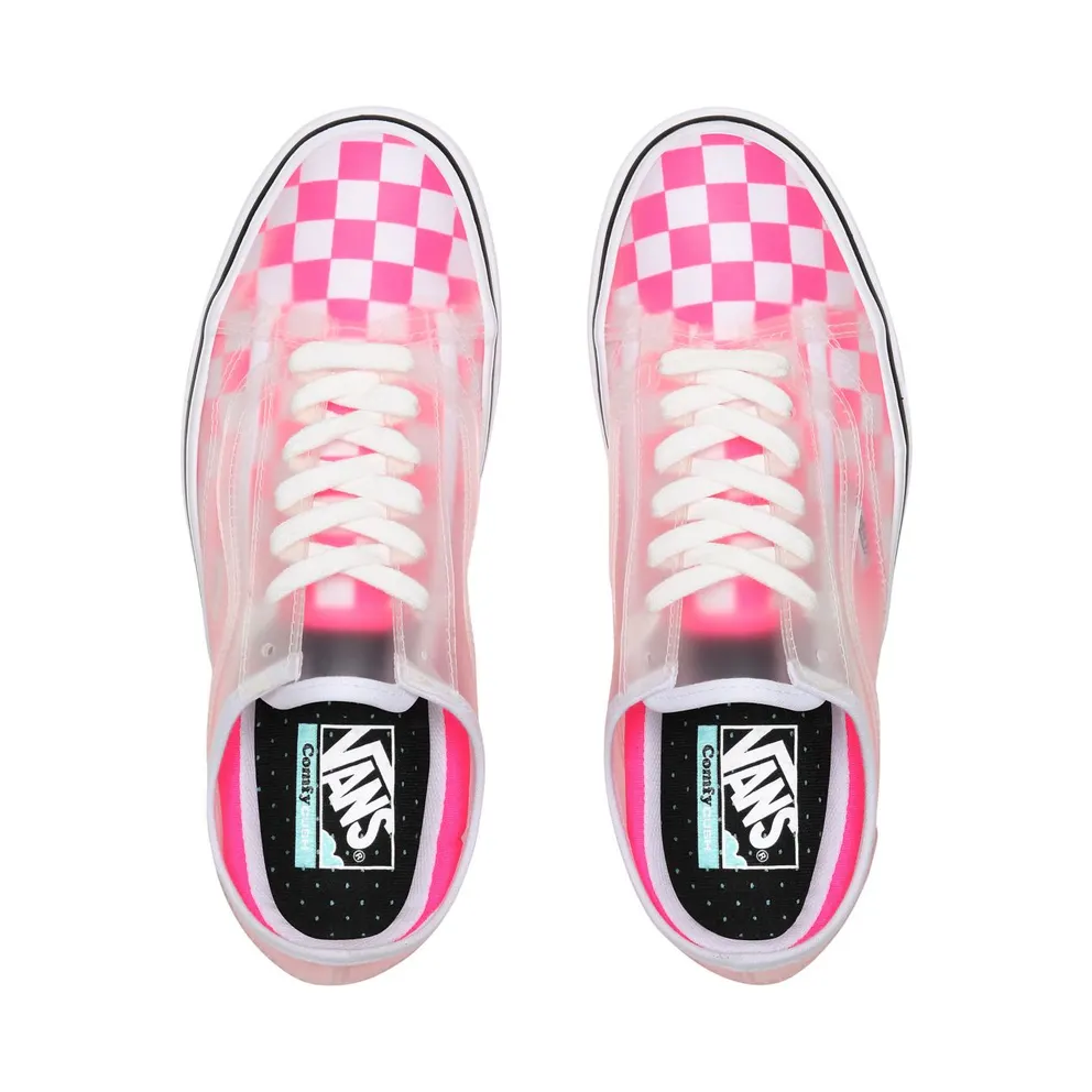 Vans ComfyCush Slip-Skool Checkerboard Knockout Pink Knockout Pink/True White (VN0A4P3EWYI)