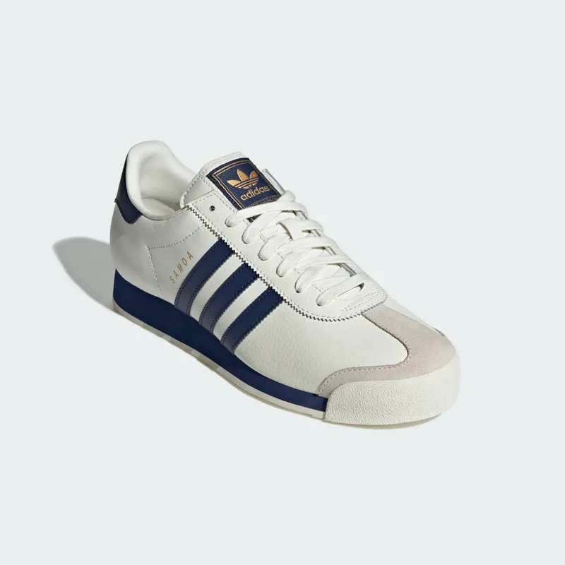 Adidas Samoa Off White / Dark Blue / Gold Metallic (JQ0047)