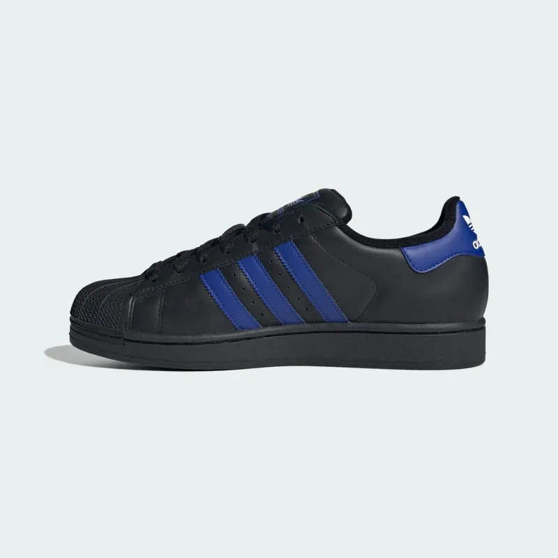 adidas Superstar II Core Black Semi Lucid Blue Cloud White (JR1632)