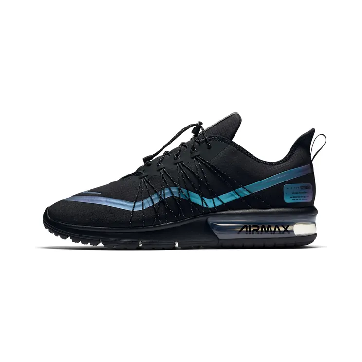 Nike Air Max Sequent 4 Utility Throwback Future “Black / Thunder Grey / Metallic Silver / Racer Blue” (AV3236-005)