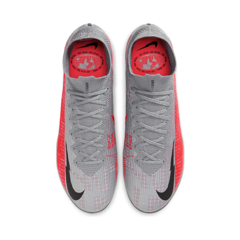 Nike Superfly 7 Elite AG Pro Metallic Grey Crimson (AT7892-906)