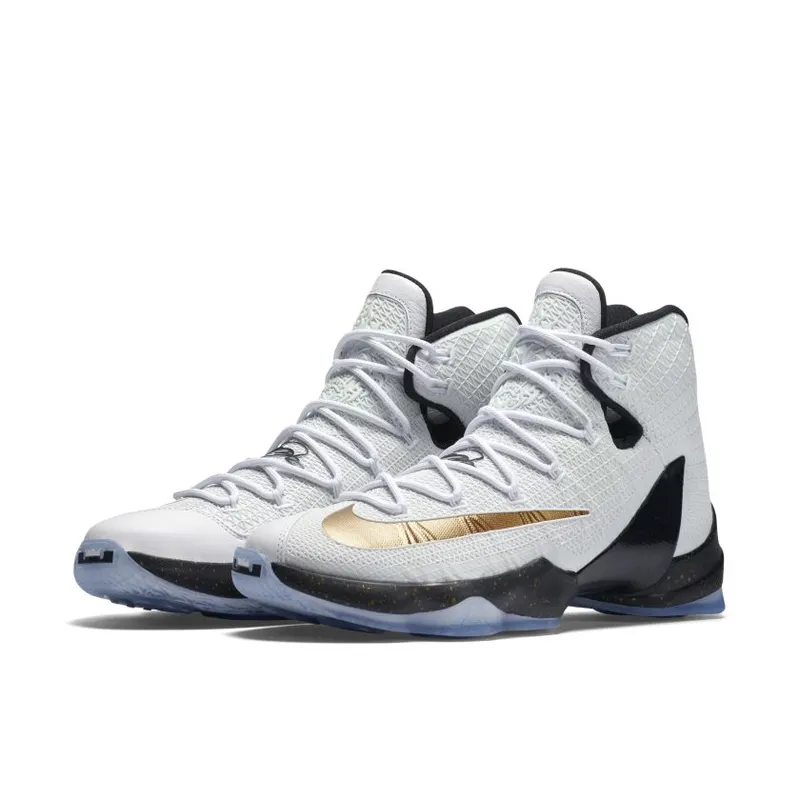 Nike LeBron 13 Elite Gold White/Black-Metallic Gold (831923-170)