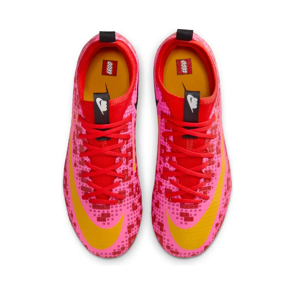 Nike Mercurial Vapor Academy Rush Red/Metallic Silver/Hyper Pink/University Gold (IQ3580-601)