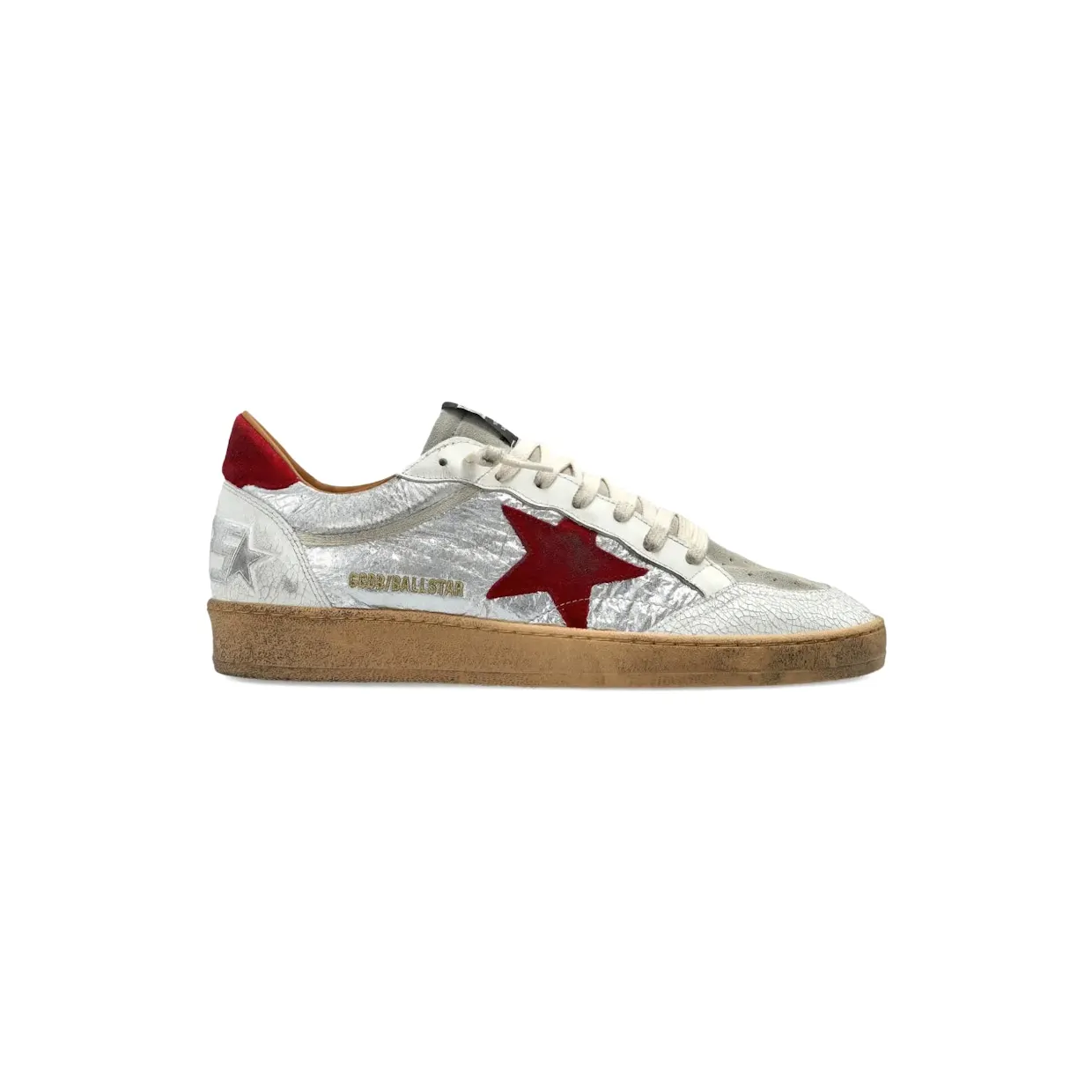 Golden Goose Ball Star Silver Red (GMF00771.F008162.70346)