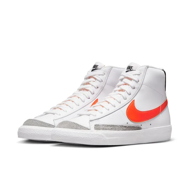 Nike Blazer Mid ’77 Vintage White Safety Orange Black (BQ6806-123)