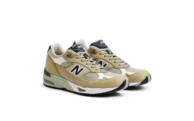 New Balance 991v1 MiUK Elm Brown Rice (M991BTN)