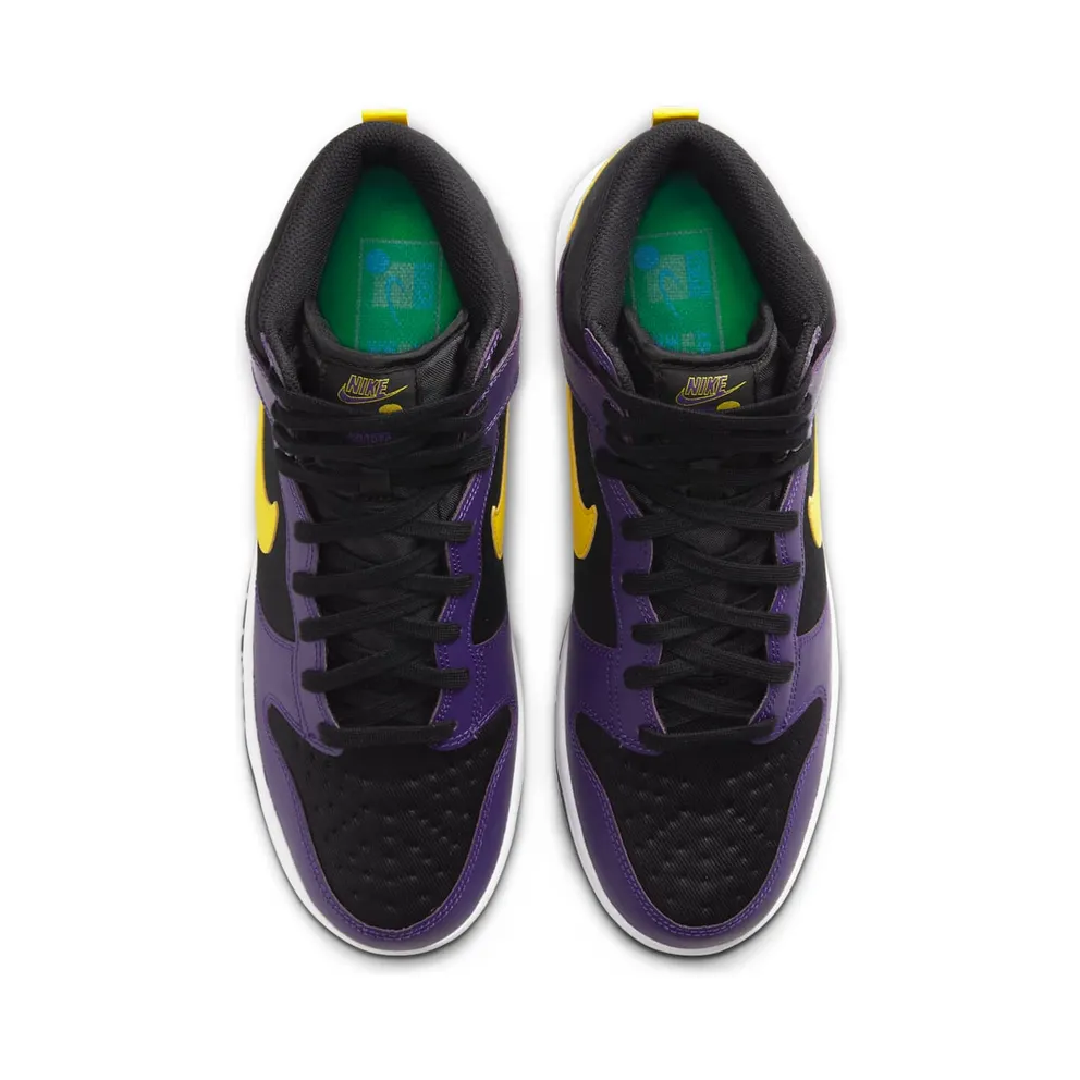 Nike Dunk High “Black/Poti Yellow/Cort Purple/White” (DH0642-001)