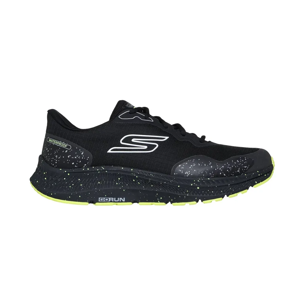 Skechers Waterproof: GO RUN Consistent 2.0 – Piedmont Sneaker Black/Limoen
