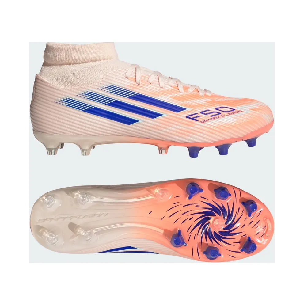 Adidas F50 Sparkfusion League FG/AG “Coral / Blue” (JI0011)