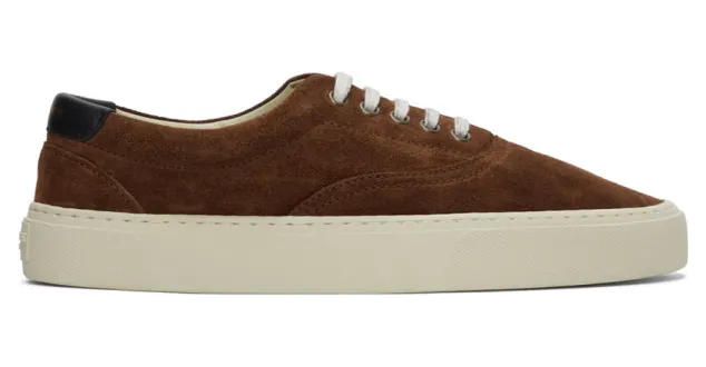 Saint Laurent Brown Suede Venice Sneakers (652830 1NZB0)