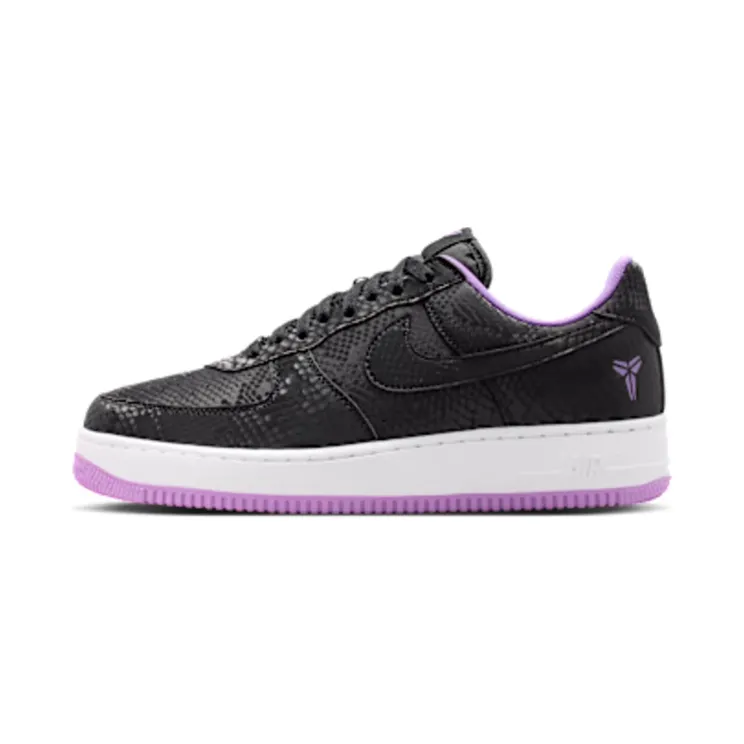 Kobe Bryant x Nike Air Force 1 Low “Black / White / Purple Stardust” (IB0018-007)