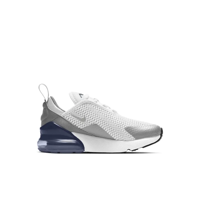 Nike Air Max 270 White Midnight Navy (PS) (AO2372-109)