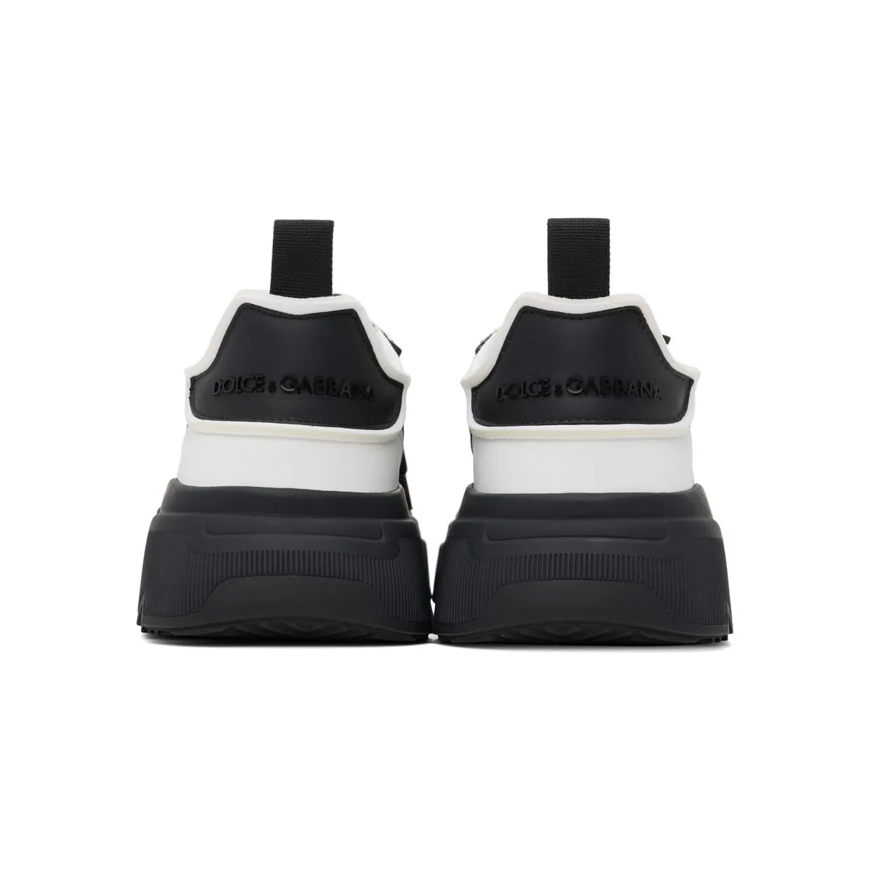Dolce & Gabbana Black & White Daymaster Sneakers (CS1941 AQ356) (2)