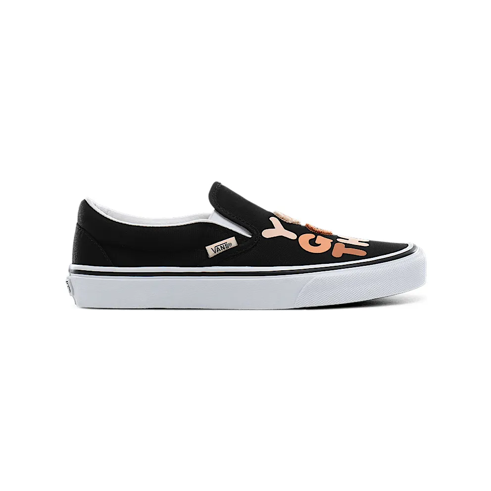 Vans Classic Slip-On ‘Breast Cancer Awareness – You Got This’ Black/True White (VN0A4BV3T4U)