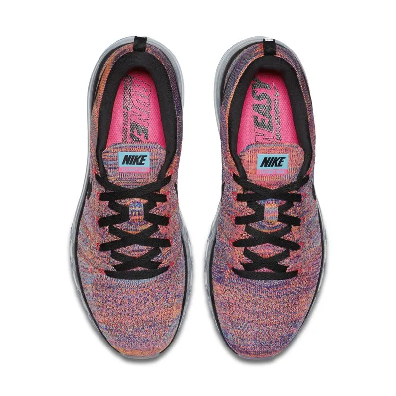 Nike Flyknit Max Multi-Color Pink Purple (W) Concord/Black-Gamma Blue-Pink Pow (620659-404)