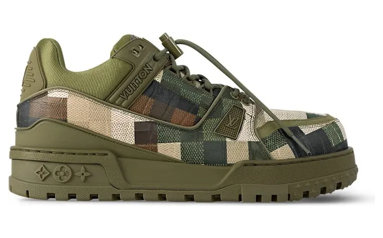 Louis Vuitton LV Trainer Maxi Sneaker Green Damoflage Damier (1ACNCZ)