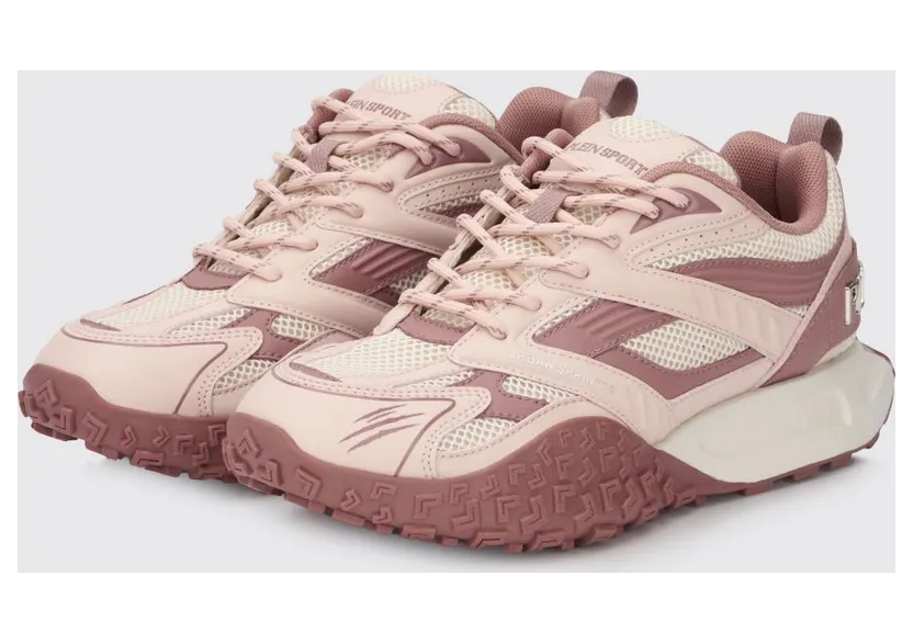 Plein Sport Urban Sprinter Mesh and Rubber Sneakers Fuchsia (SAFSUSC0933STE003N03)