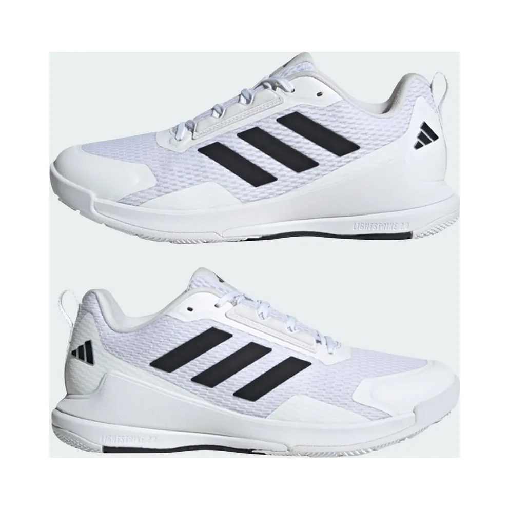 Adidas Novaflight 2 Indoor Cloud White / Core Black / Cloud White (KJ1557)
