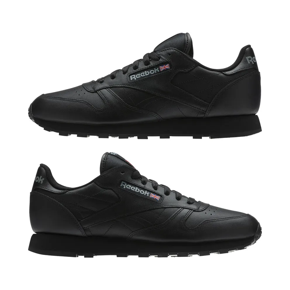 Reebok Classic Leather Black Black (Other Brands Reebok)